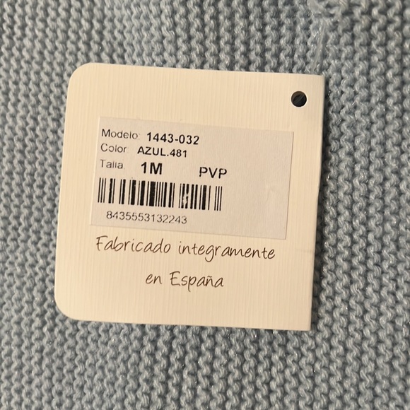 NWT - Mebi root baby sweater - 1 month- Azul - Picture 3 of 4